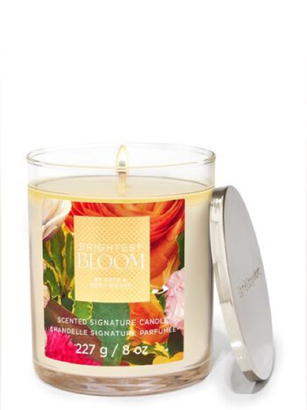 NWT Bath & Body Works Single Wick Candle in “Brightest Bloom”